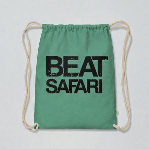 Beat Safari Sound Carrier – biopamut tornazsák – Sage Green / fekete – Runway terméklátvány